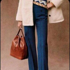 Sezane Dan Trousers | Indigo FR38 / US 6